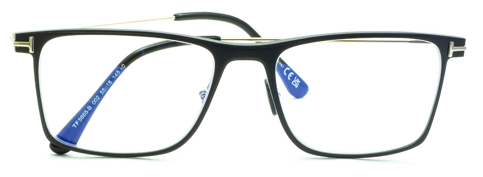TOM FORD TF 5865-B 002 55mm RX Optical Glasses Frames Eyewear New BNIB - Italy
