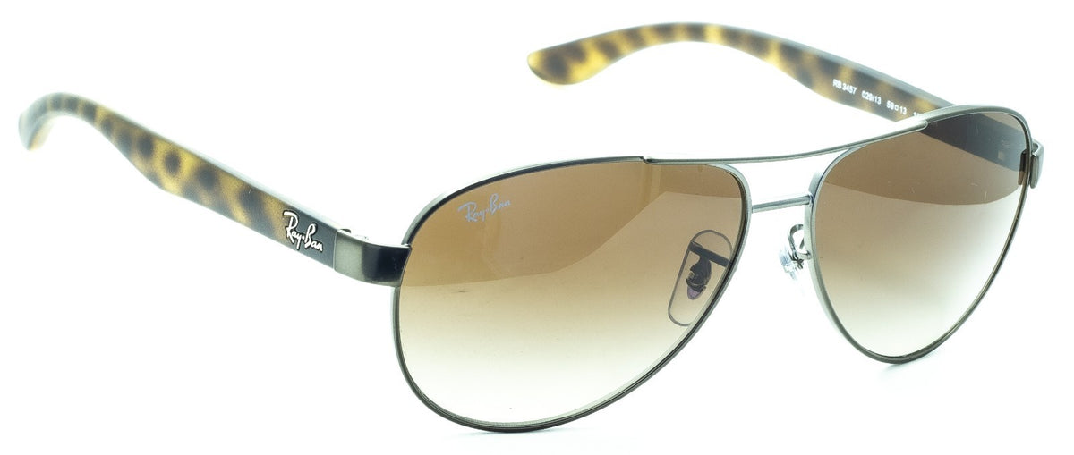 RAYBAN RB 3457 029/13 3N Aviator 59mm Sunglasses Shades Frames - New BNIB Italy