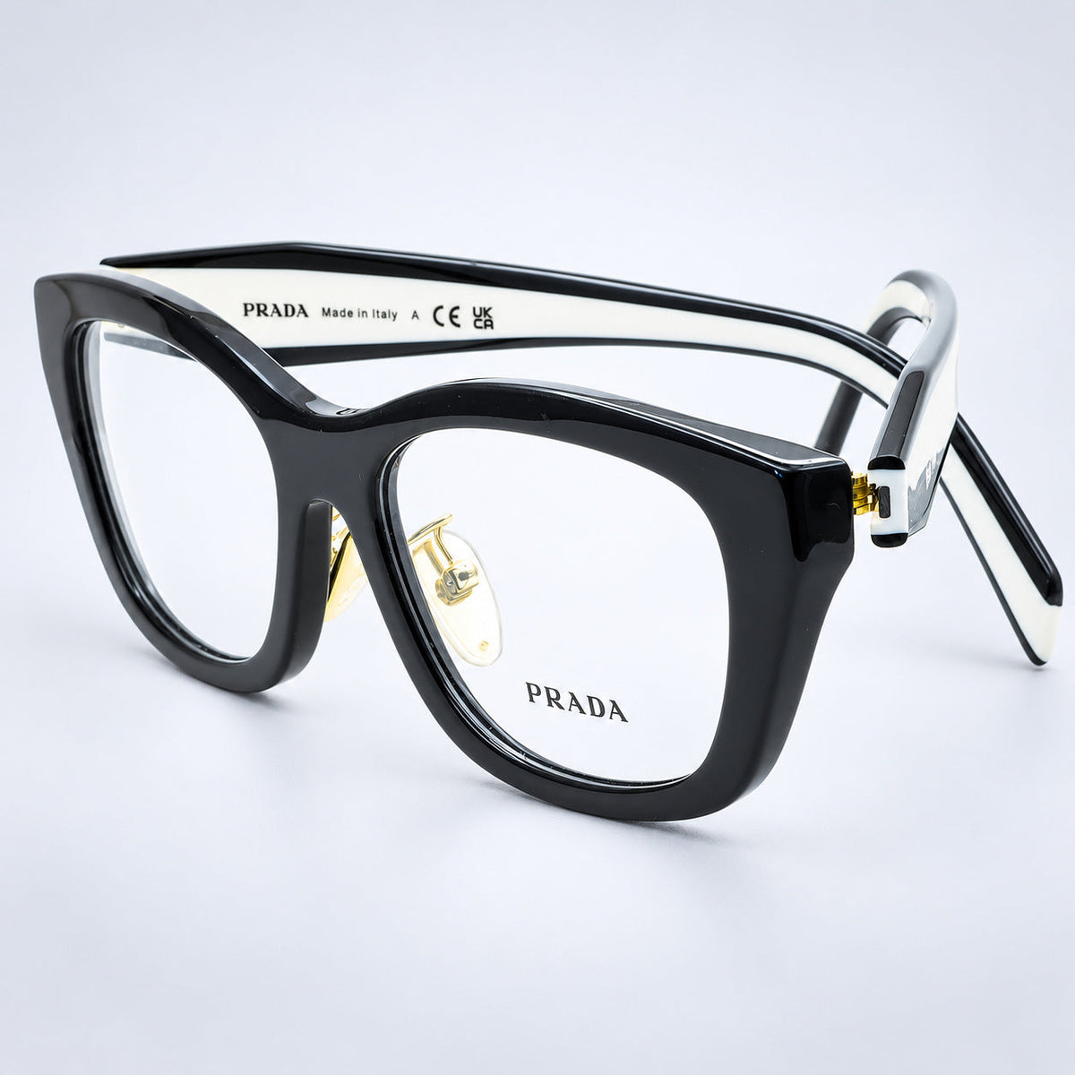 PRADA VPR D11-D 20G-1O1 53mm Eyewear FRAMES RX Optical Eyeglasses Glasses Italy