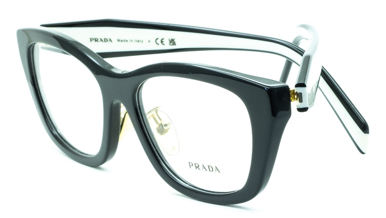 PRADA VPR D11-D 20G-1O1 53mm Eyewear FRAMES RX Optical Eyeglasses Glasses Italy
