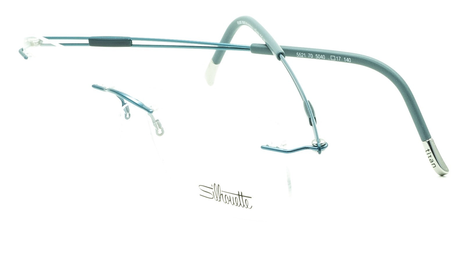 SILHOUETTE TITAN 5521 70 5040 52mm Eyewear FRAMES RX Optical Glasses-New Austria