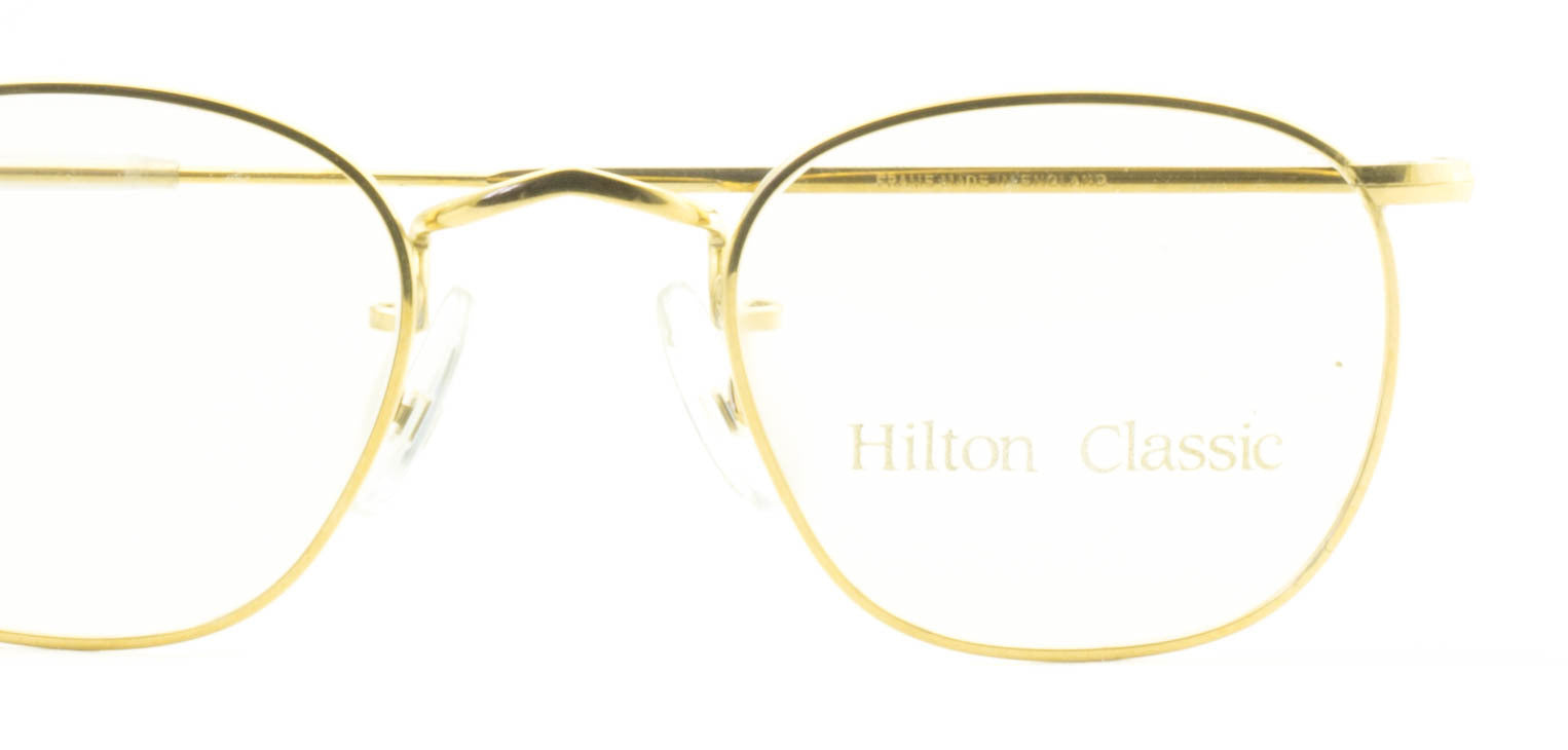Hilton Classic 3 (SAVILE ROW) Quadra Gold 1035 42x20mm FRAMES RX Optical - NOS
