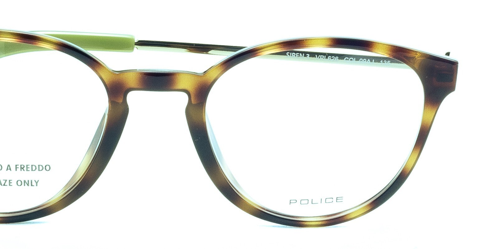 POLICE VPL626 09AJ SIREN 3 49mm Eyewear FRAMES Glasses RX Optical Eyeglasses New