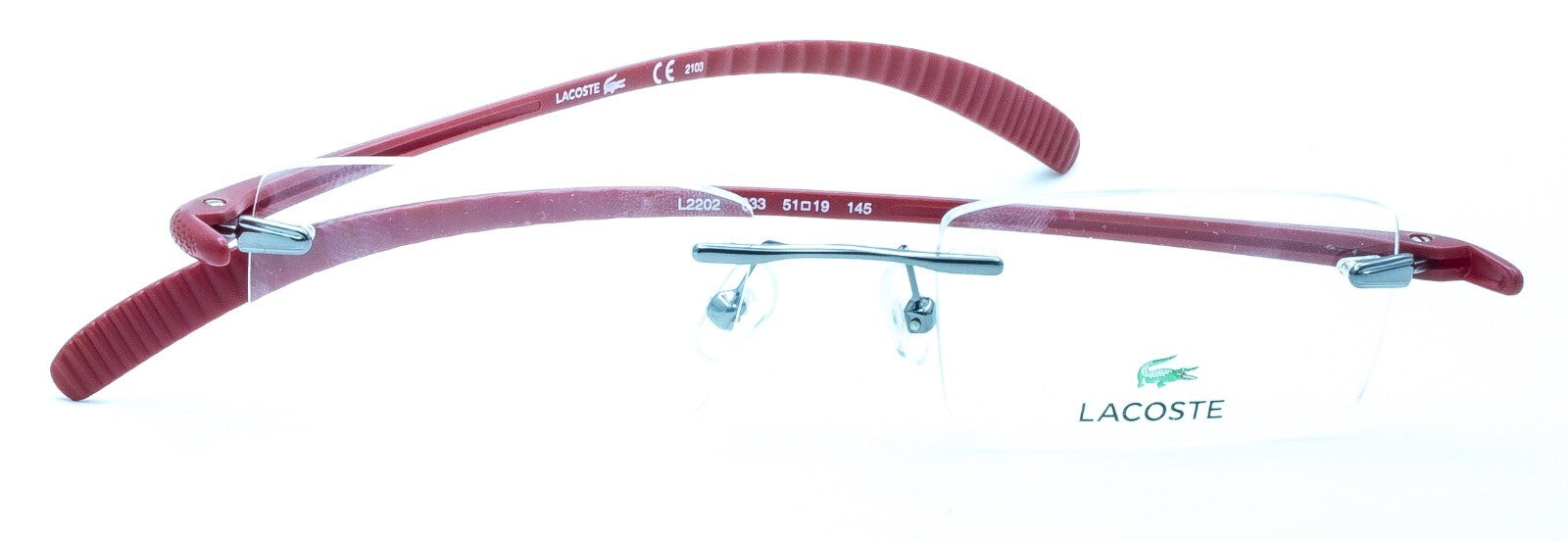 LACOSTE L2202 033 51mm RX Optical Eyewear FRAMES Glasses Eyeglasses - New BNIB