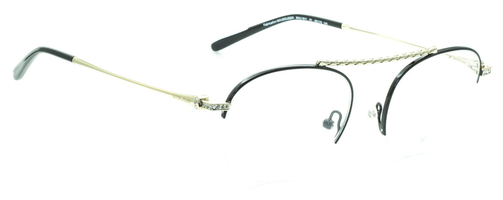 MAUBOUSSIN MAU 1811 001 49mm Eyewear FRAMES Glasses RX Optical Eyeglasses - New