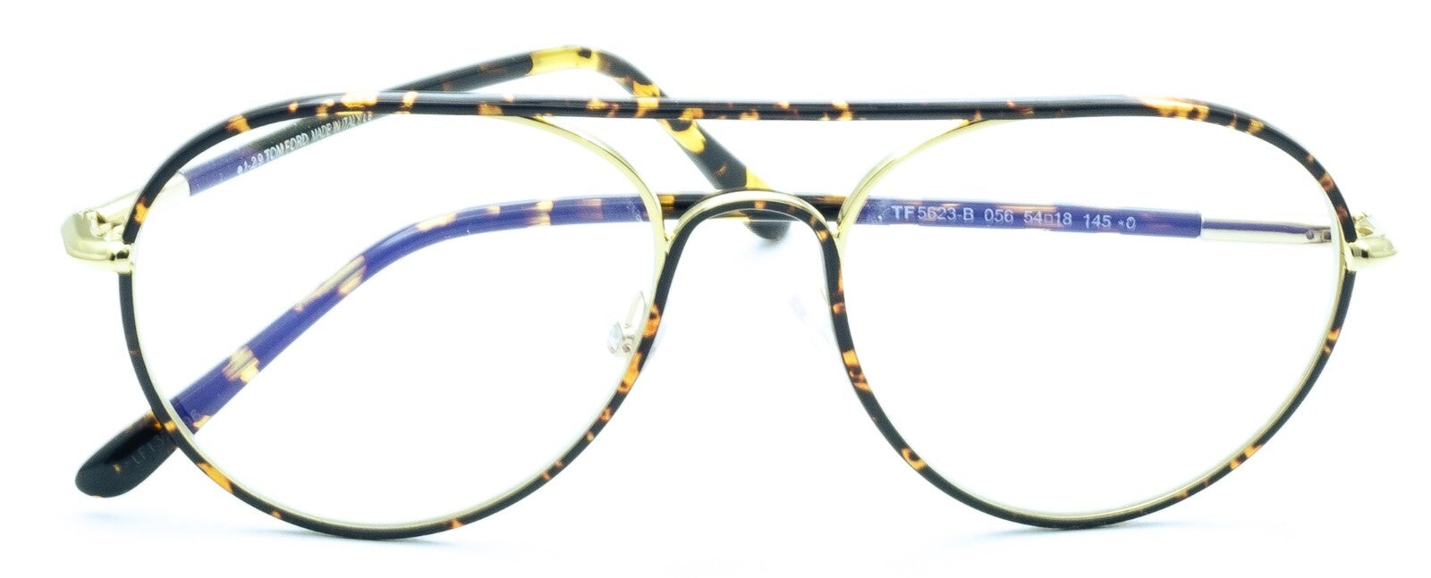 TOM FORD TF5623-B 056 54mm Blue Block Glasses Frames Eyewear RX - New BNIB Italy