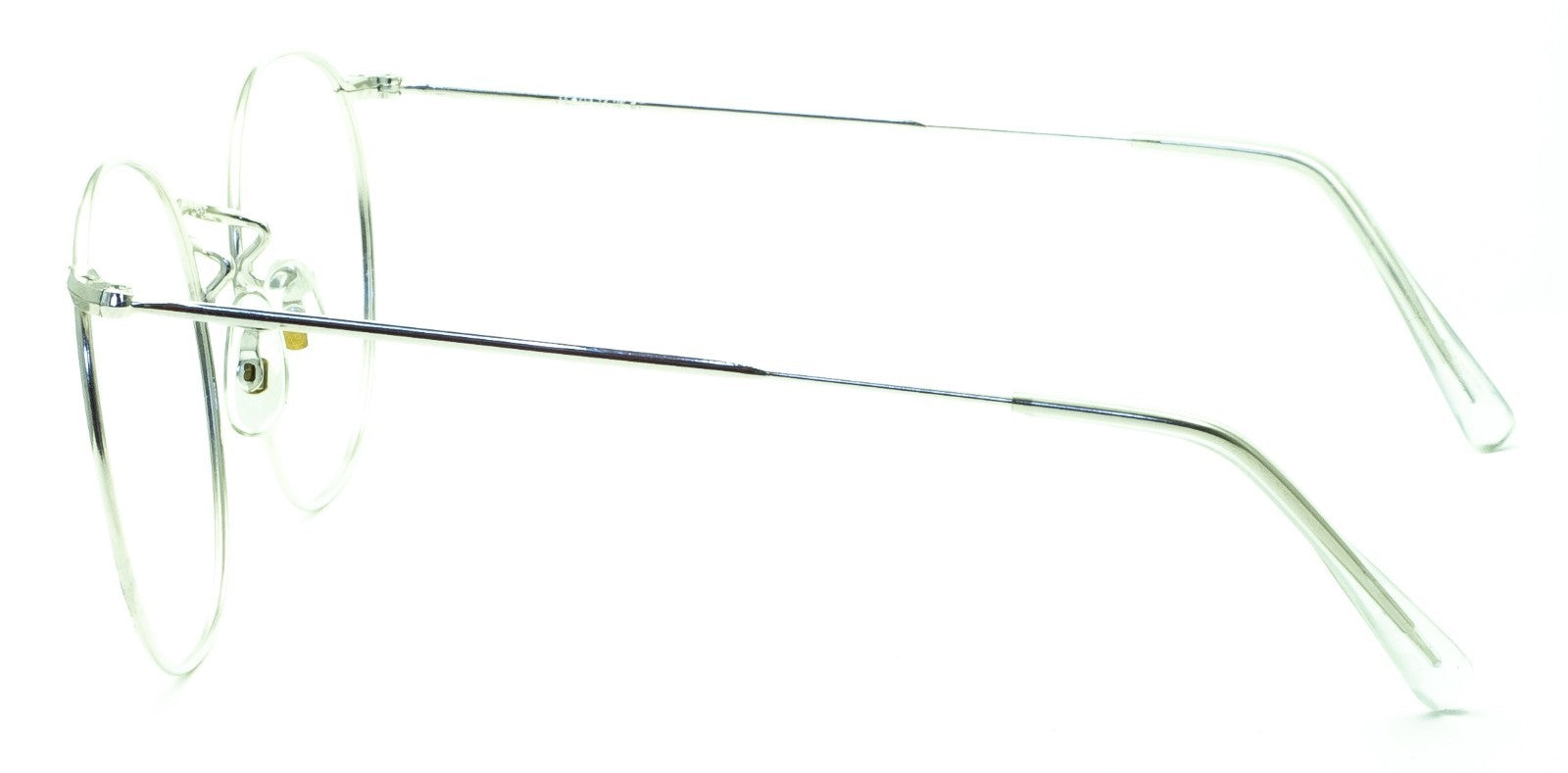 ALGHA (SAVILE ROW) 14KT GF Rhodium Quadra 53x20mm FRAMES RX Optical Glasses New