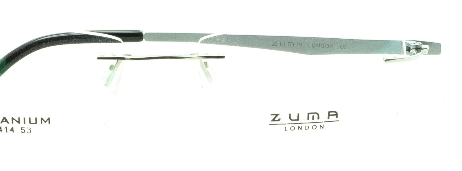 ZUMA LONDON 414 ND SLV/2 53mm Titanium Eyewear FRAMES RX Optical Eyeglasses -New