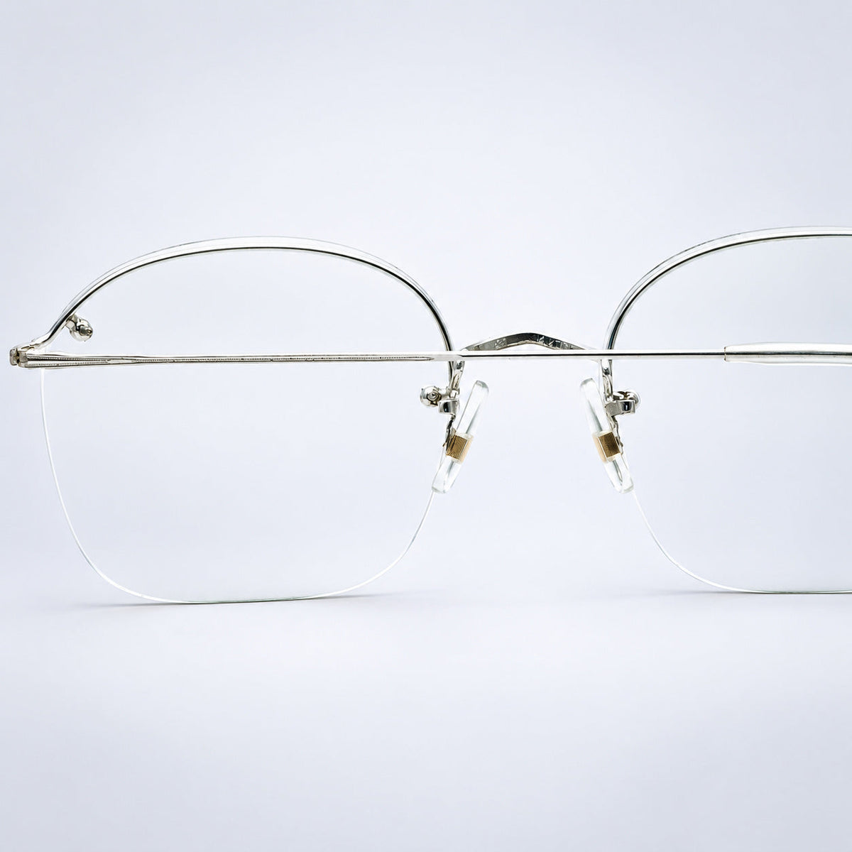 SAVILE ROW ENGLAND Rimway Rhodium 50x20mm Eyewear FRAMES RX Optical - New NOS