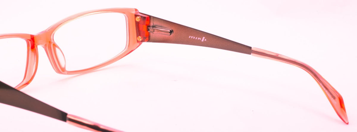 MIKLI M0613 03 Clear Red 54mm Eyewear RX Optical FRAMES Glasses Eyeglasses - New