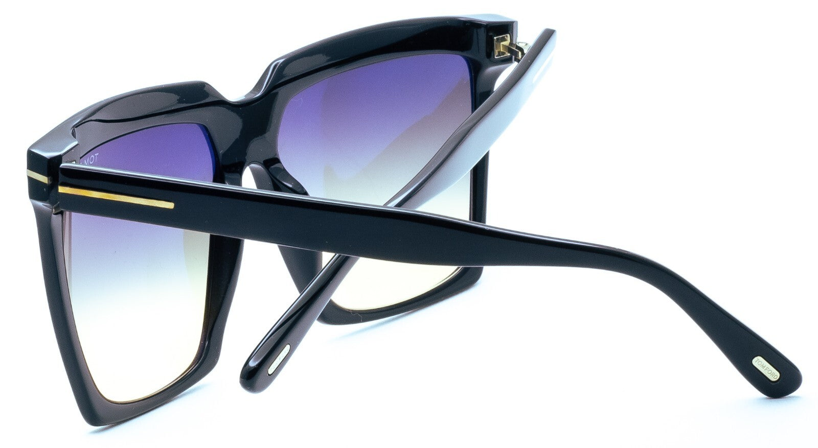 TOM FORD TF764 01B Sabrina-02 58mm Eyewear SUNGLASSES Shades New BNIB - Italy