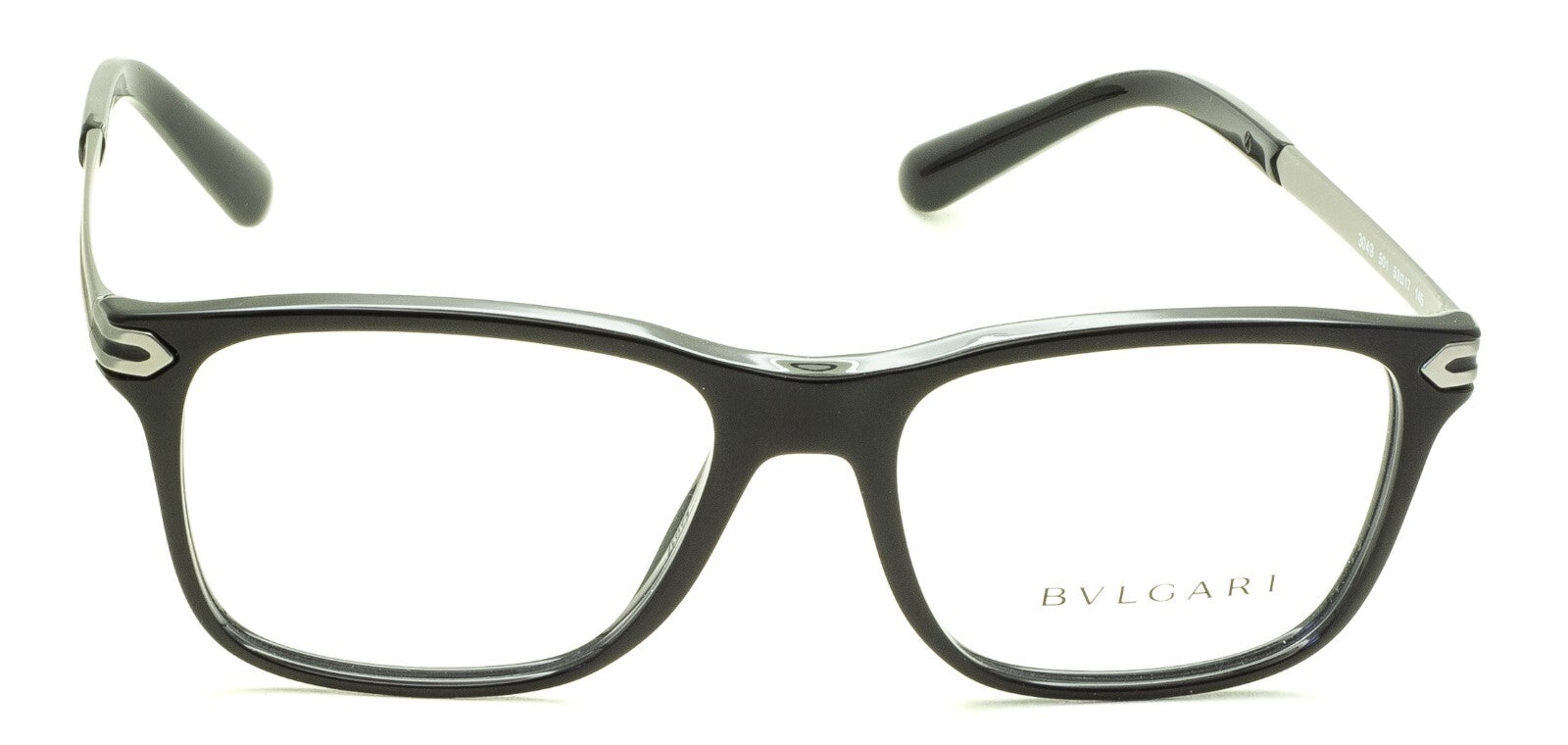 BVLGARI 3049 501 53mm Eyewear FRAMES RX Optical Glasses Eyeglasses New - Italy