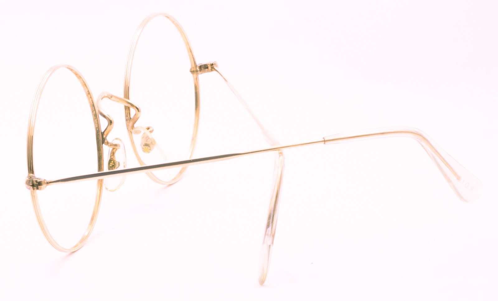 B.O.I.C. (SAVILE ROW) Rose Gold 47x22mm True Round FRAMES RX Optical Glasses NOS