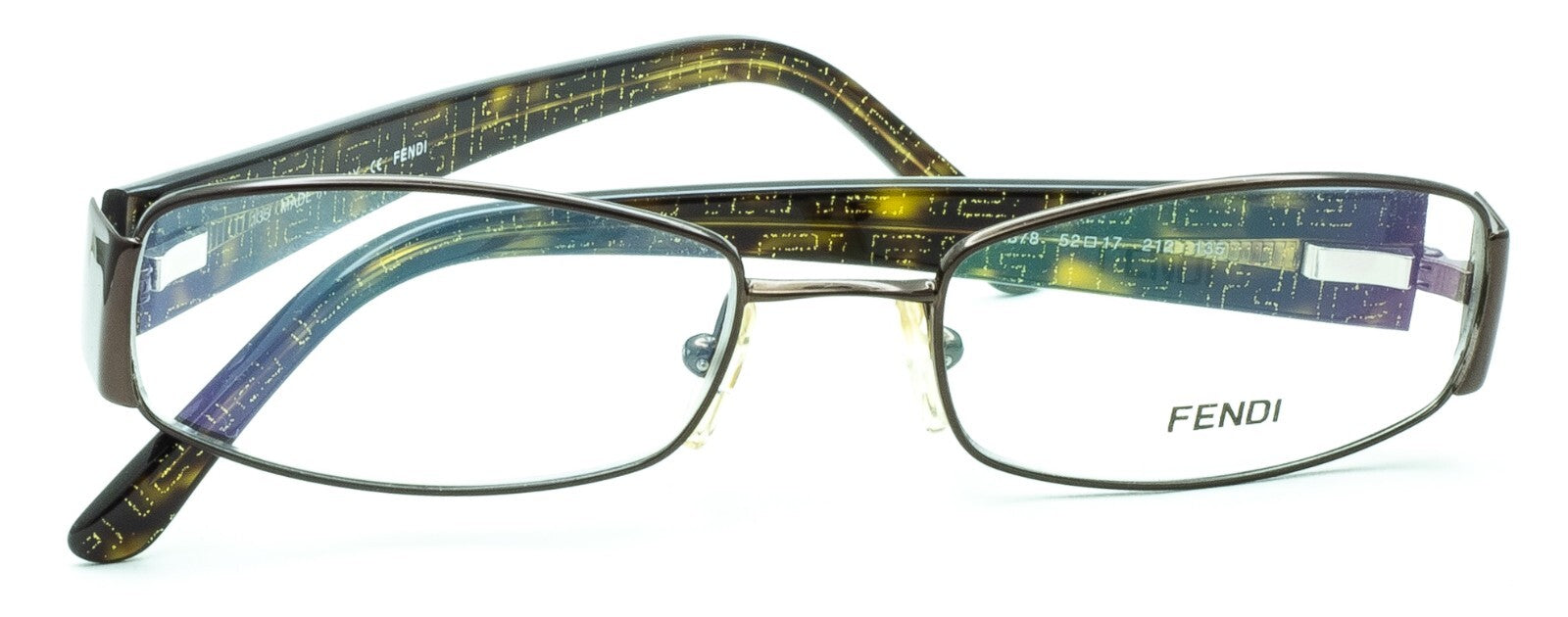 FENDI F878 212 52mm Eyewear RX Optical FRAMES Glasses Eyeglasses New - Italy