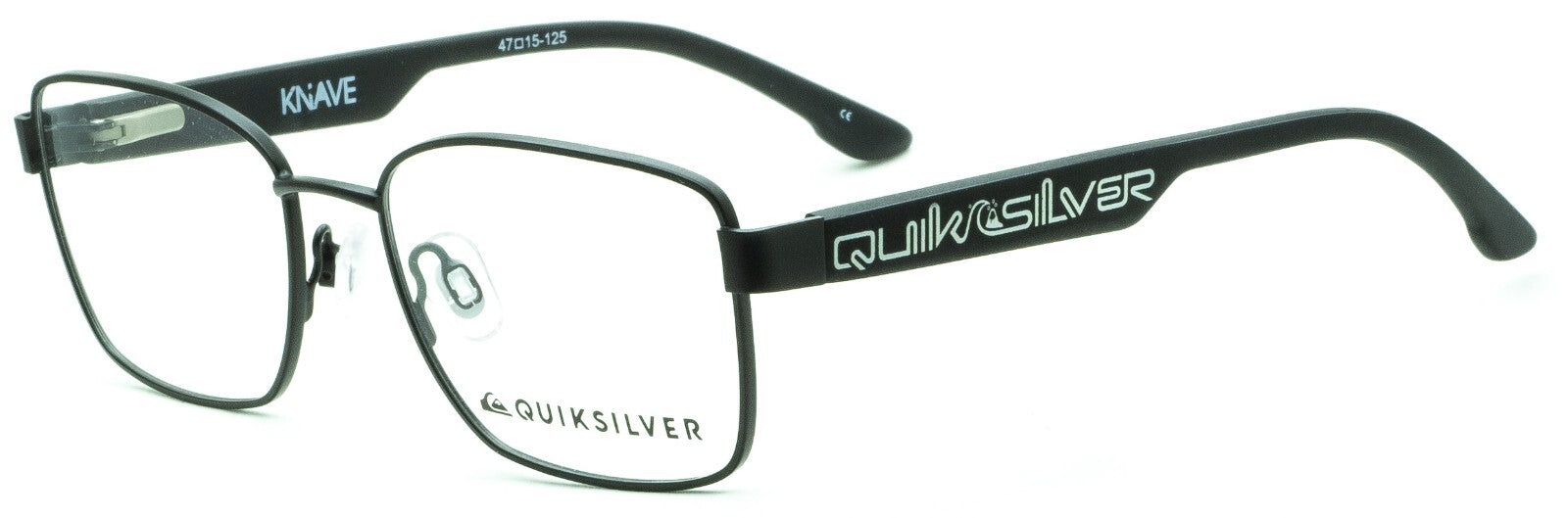 QUIKSILVER EQBEG3022-DBLK KNAVE 47mm RX Optical FRAMES Glasses Eyewear - New