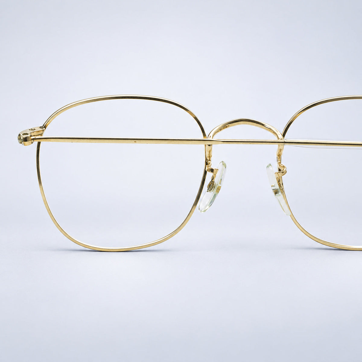 B.O.I.C. (SAVILE ROW) ENGLAND Fairway Gold 46x20mm PANTO Quadra RX Optical NOS