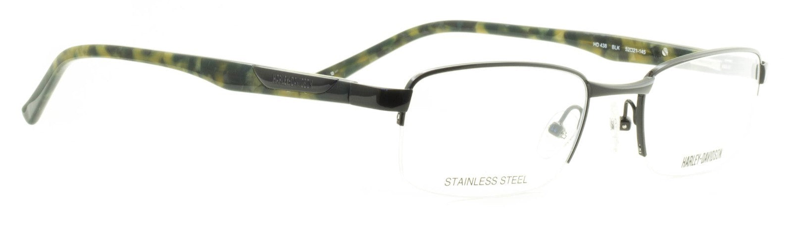 HARLEY-DAVIDSON HD 438 BLK Eyewear FRAMES RX Optical Eyeglasses Glasses New BNIB