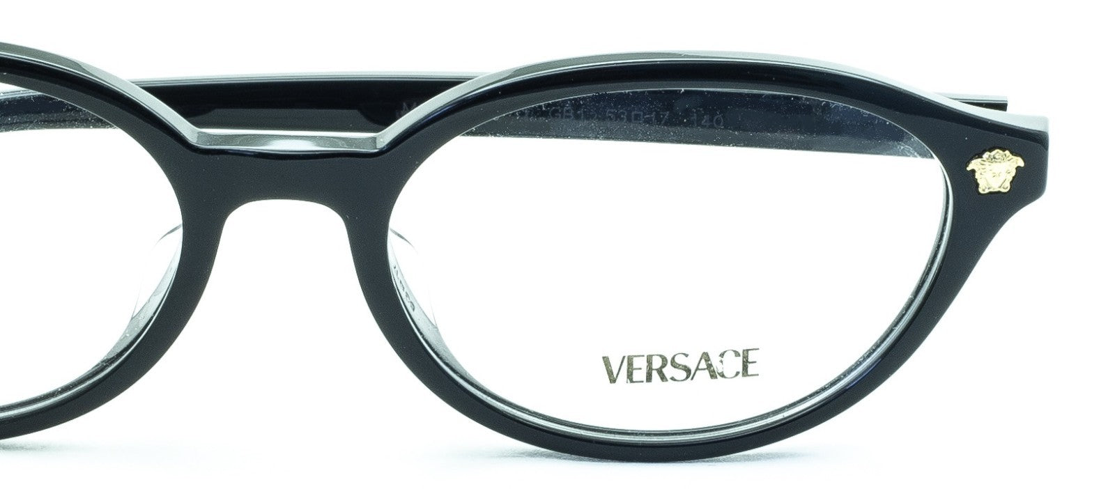 VERSACE MOD 3393-D GB1 53mm Eyewear FRAMES Glasses RX Optical Eyeglasses - Italy
