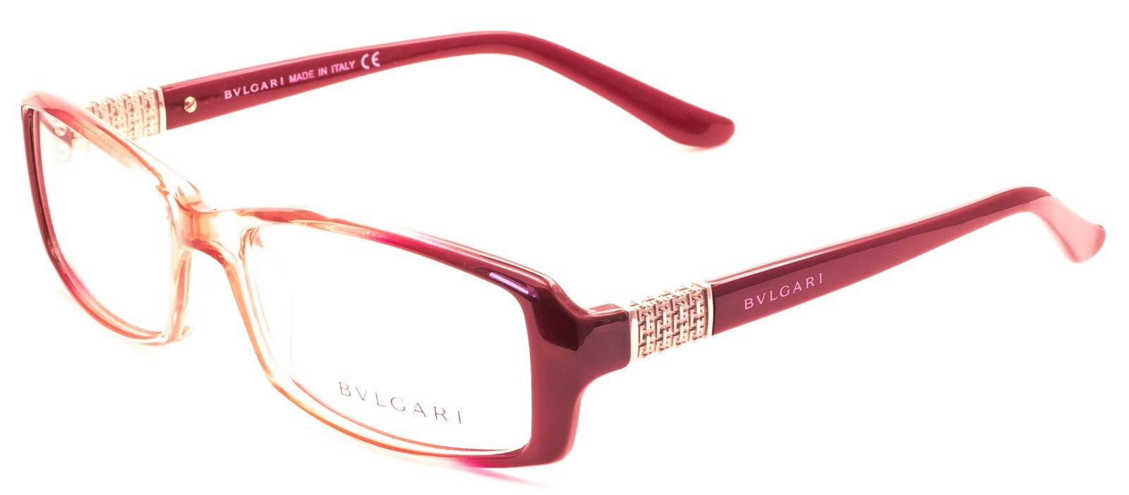BVLGARI BV001 C4 53mm Eyewear Glasses RX Optical Eyeglasses FRAMES - New Italy