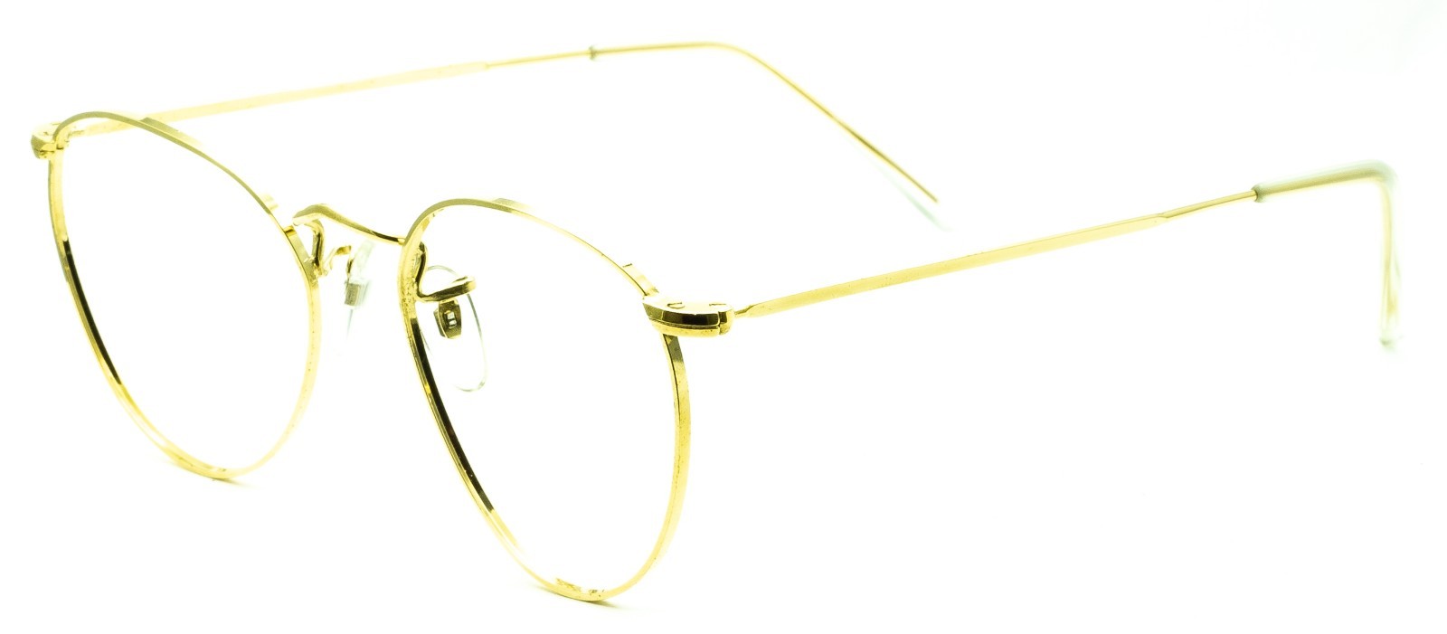 B.O.I.C. (SAVILE ROW) ENGLAND Gold 47x22mm PANTO Frames RX Optical EyeglassesNOS