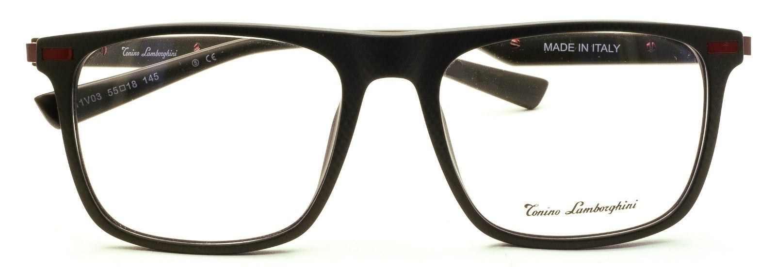 Tonino Lamborghini TL911V03 55mm RX Optical Glasses Eyewear Frames - New Italy