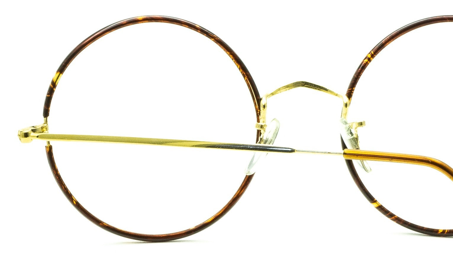 B.O.I.C. (SAVILE ROW) ENGLAND Gold 51x20mm Round RX Optical Frames Eyeglasses
