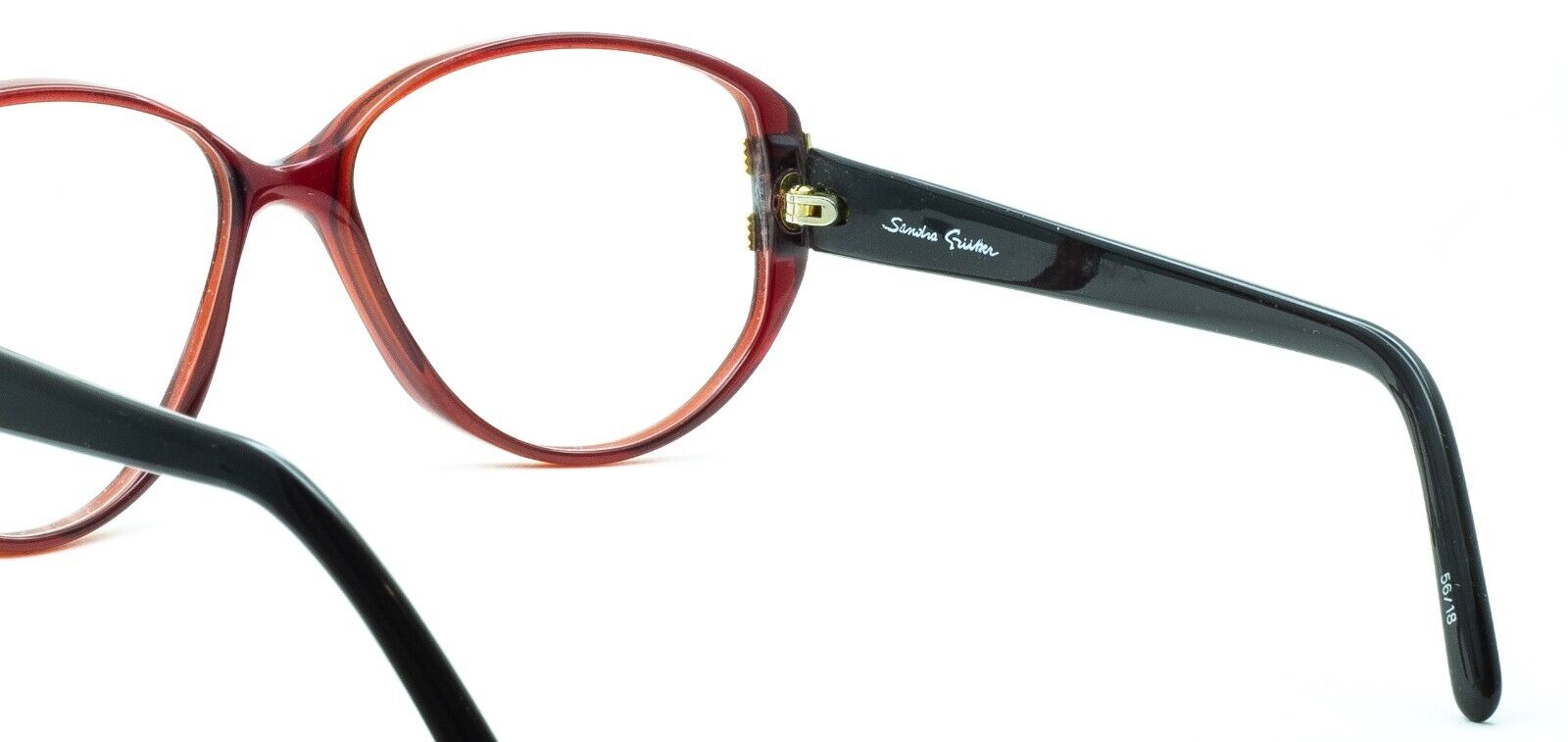 SANDRA GRUBER Sair 306 56mm Vintage Eyewear RX Optical FRAMES Glasses -New Italy