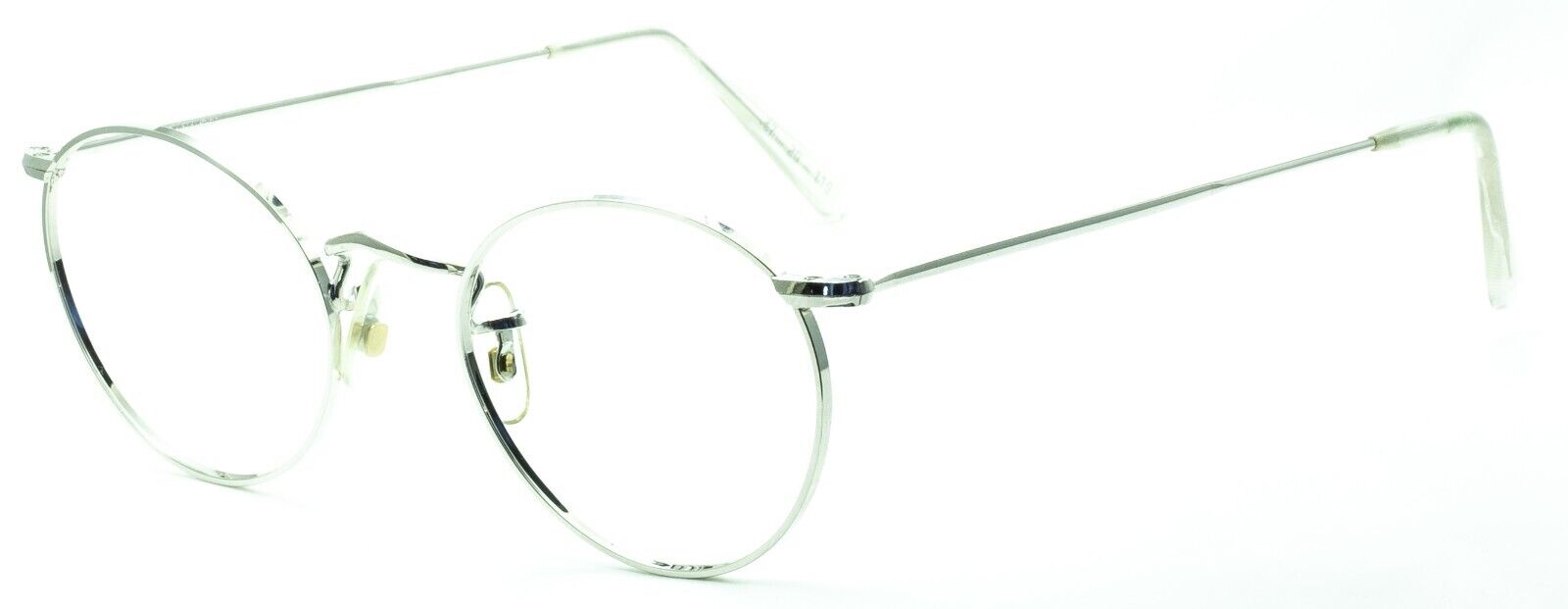 ALGHA London Line (SAVILE ROW)  Oval Rhodium 47x20mm FRAMES RX Optical Glasses