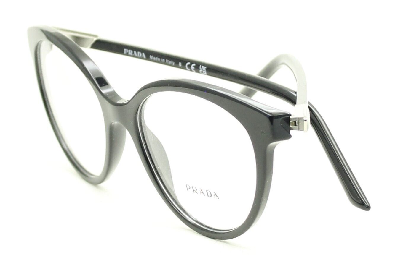 PRADA VPR 08Y 1AB-1O1 52mm Eyewear FRAMES RX Optical Eyeglasses Glasses NewItaly