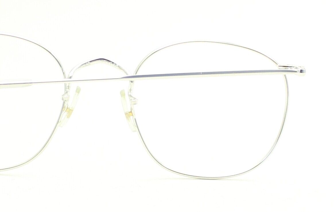 SAVILE ROW ENGLAND 14KT GF Rhodium Quadra 49x20mm FRAMES RX Optical Glasses New