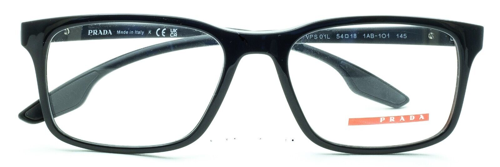 PRADA SPORTS VPS 01L 1AB-1O1 Eyewear RX Optical Eyeglasses FRAMES Glasses- Italy