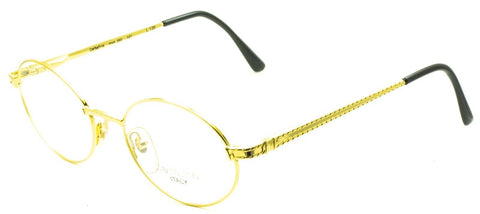 Hilton Eyewear Vintage Monaco 304R 1 24KT 52x19mm Gold FRAMES RX Optical - NOS