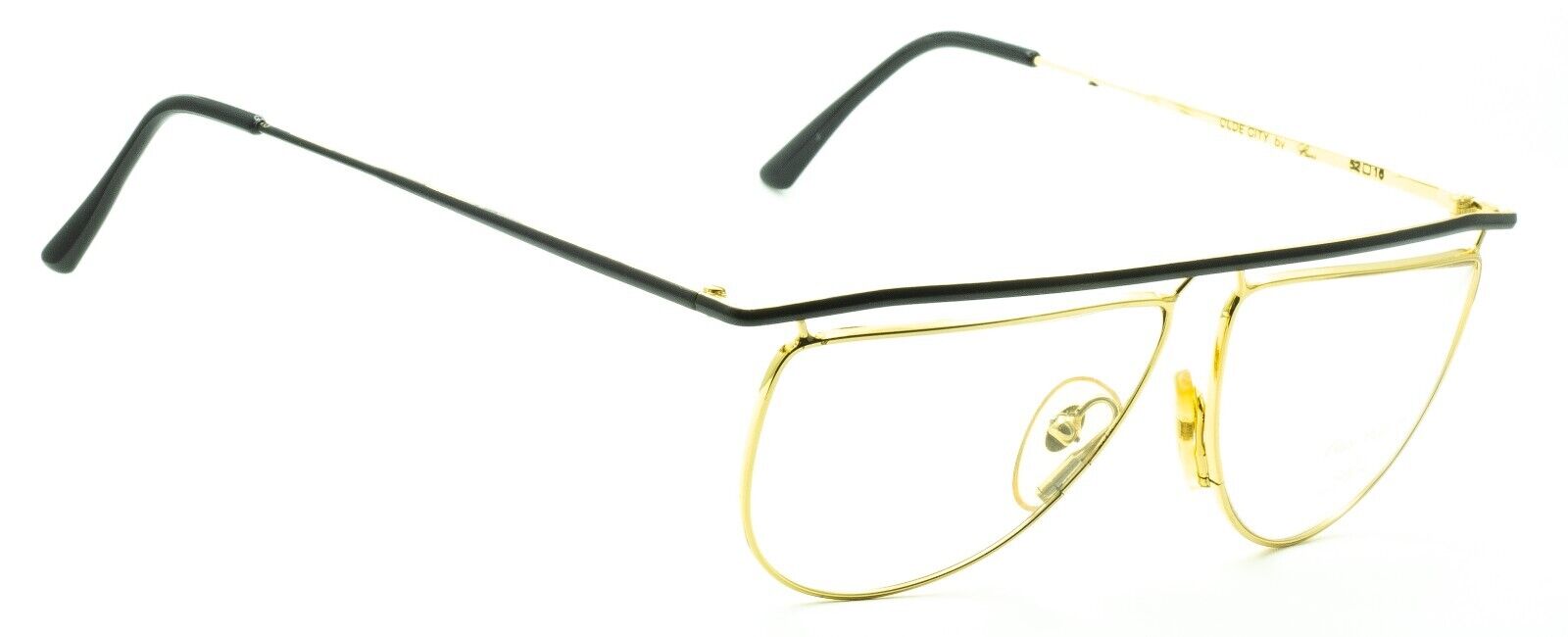 OLDE CITY by LEWIS 74 GBK 52mm Vintage Eyewear RX Optical FRAMES - New NOS Italy