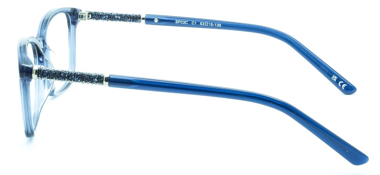 EYESPACE Palazzo SP03C C1 Blue 53mm Glasses RX Optical Frames Eyeglasses - New