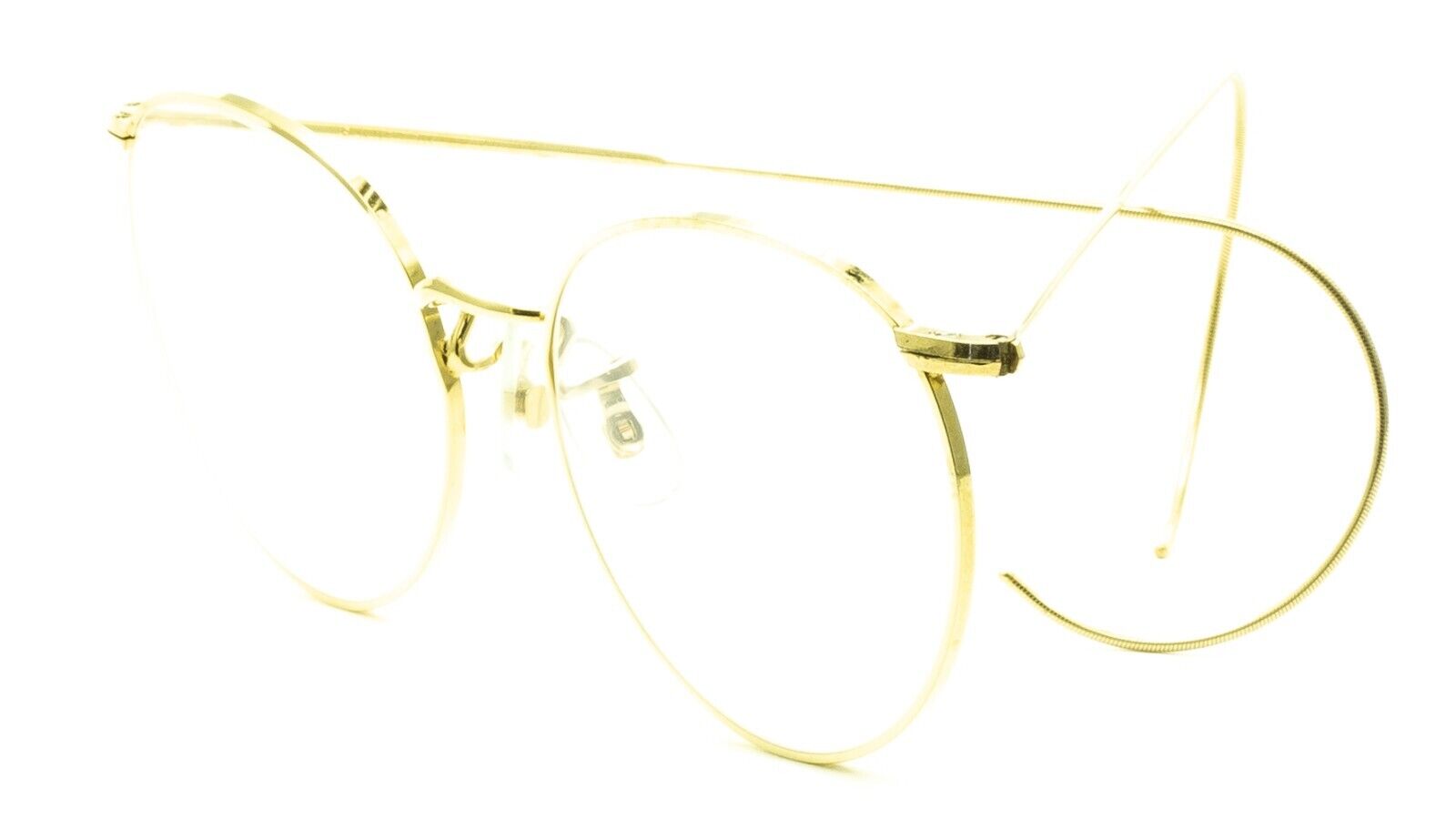 SAVILE ROW ENGLAND Beaufort Gold 48x20mm Frames RX Optical Eyewear Glasses - New