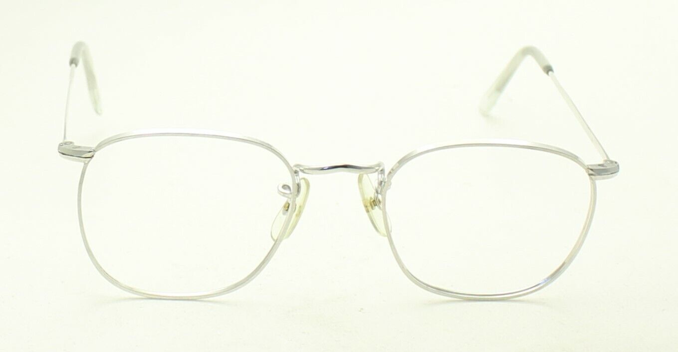 ALGHA (SAVILE ROW) 14KT GF Rhodium Quadra 52x18mm FRAMES RX Optical Glasses New