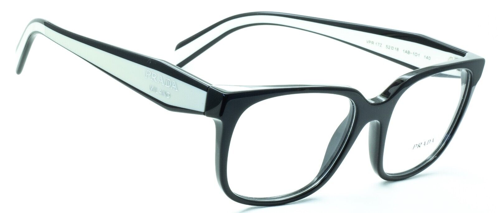 PRADA VPR 17Z 1AB-1O1 52mm Eyewear FRAMES RX Optical Eyeglasses Glasses NewItaly