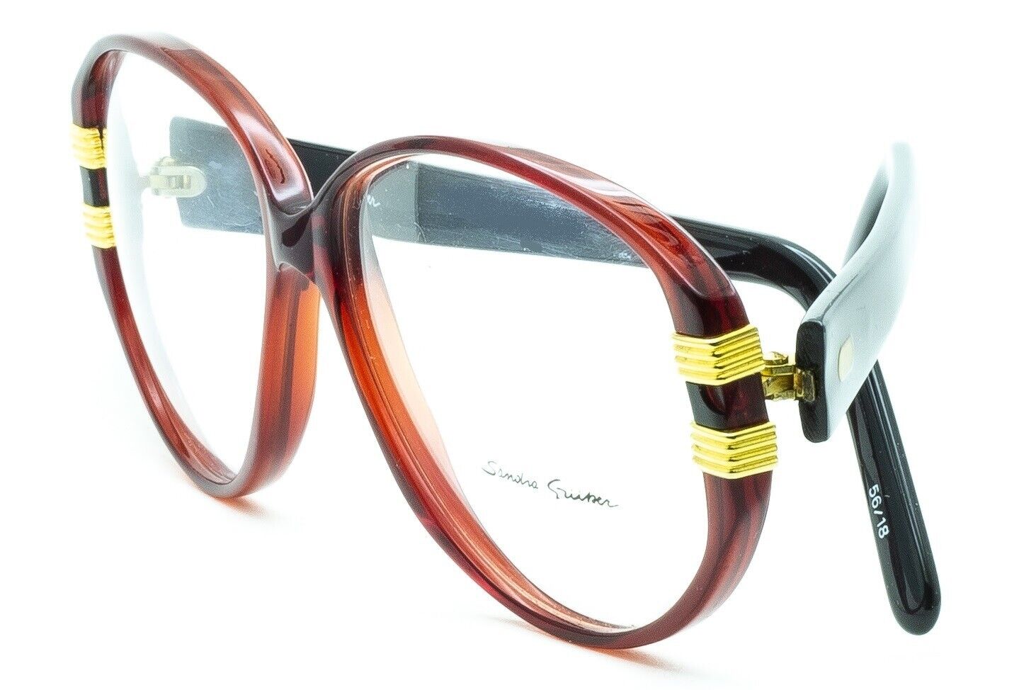 SANDRA GRUBER Sair 306 56mm Vintage Eyewear RX Optical FRAMES Glasses -New Italy