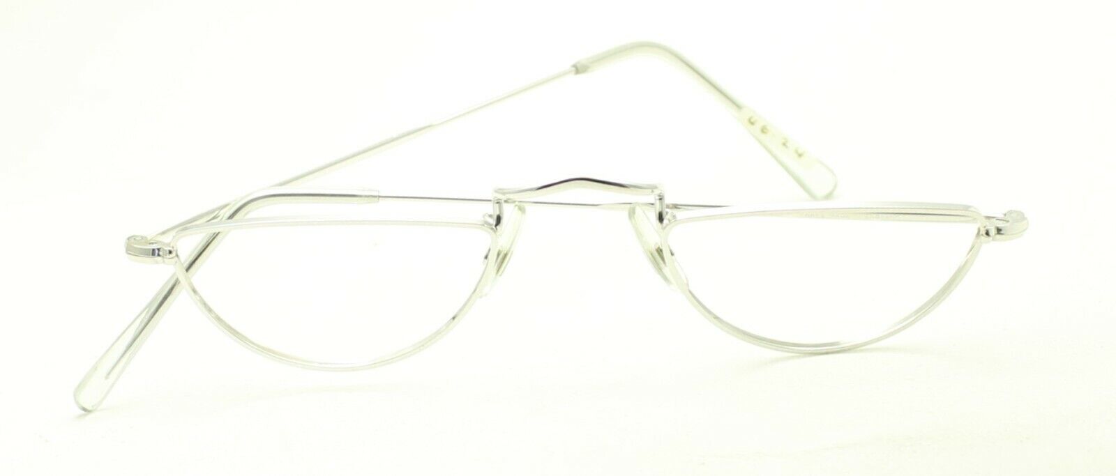 ALGHA (SAVILE ROW) 12KT GF Rhodium Half Eye 46x24mm FRAMES RX Optical Glasses