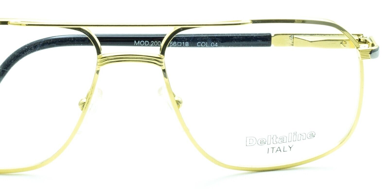 Deltaline Italy (Hilton) Vintage Mod. 2001 04 56x18mm RX Optical Glasses New NOS