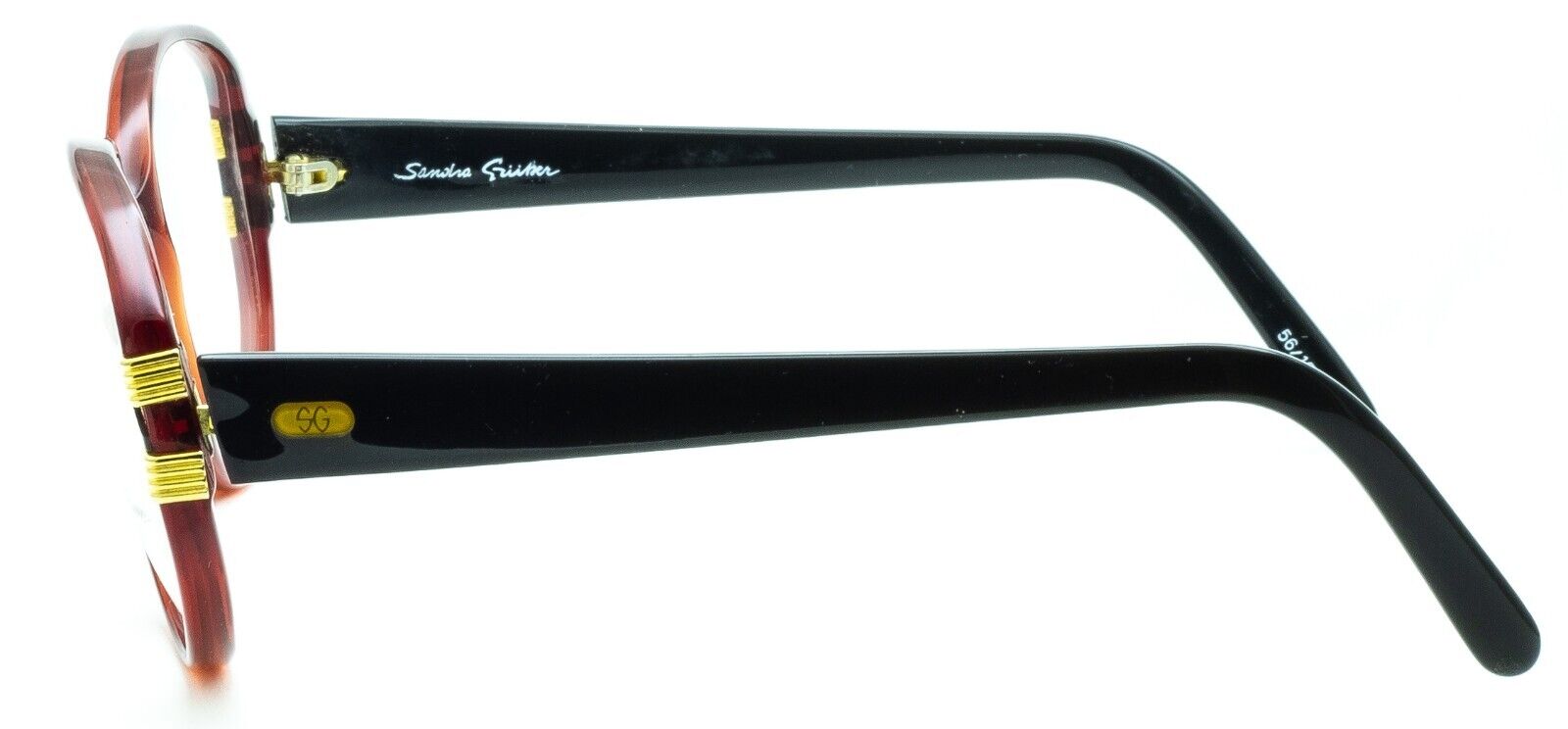 SANDRA GRUBER Sair 306 56mm Vintage Eyewear RX Optical FRAMES Glasses -New Italy