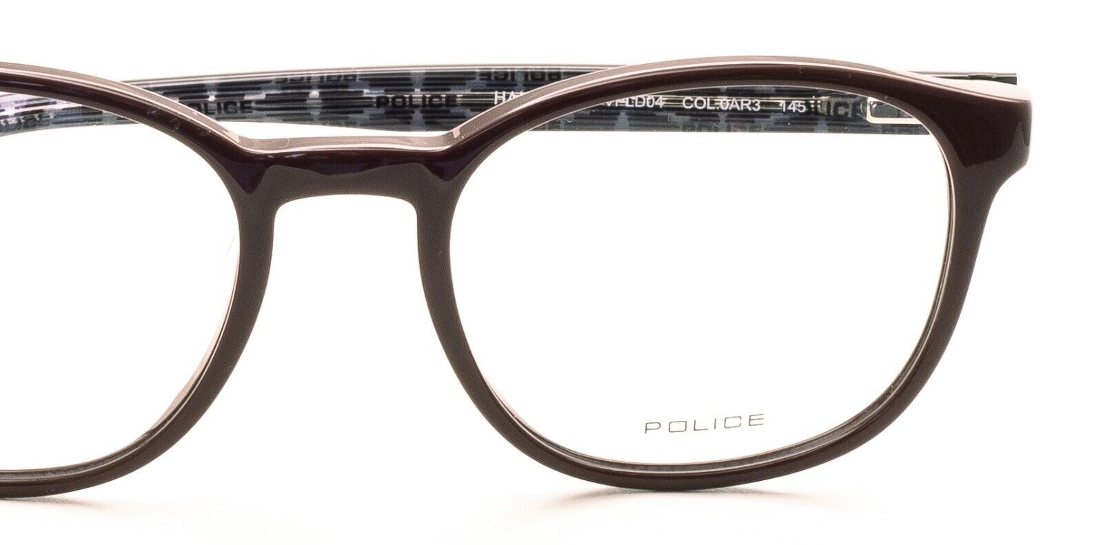 POLICE VPLD04 0AR3 HAMMER 2 51mm Eyewear FRAMES Glasses RX Optical Eyeglasses