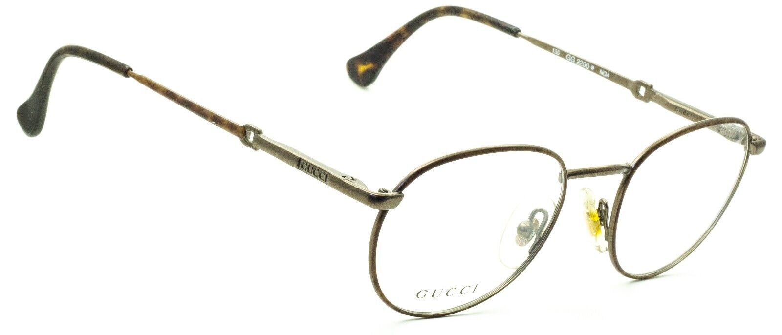 GUCCI GG 2290 NG4 48mm Vintage Eyewear FRAMES RX Optical Eyeglasses New - Italy