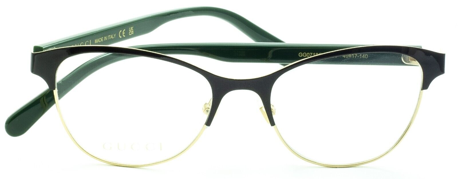 GUCCI GG0718O 001 49mm Eyewear FRAMES Glasses RX Optical Eyeglasses New - Italy