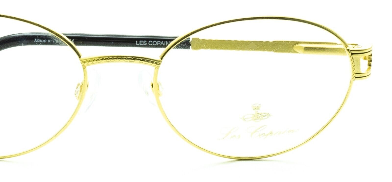 LES COPAINS LC187 036 52mm Vintage Glasses RX Optical Eyewear - New NOS Italy