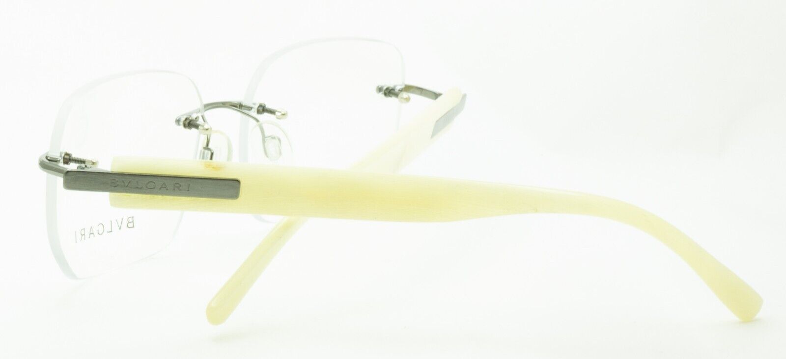 BVLGARI 9252 353 55mm Natural Horn Eyewear RX Optical Glasses FRAMES NEW - Italy