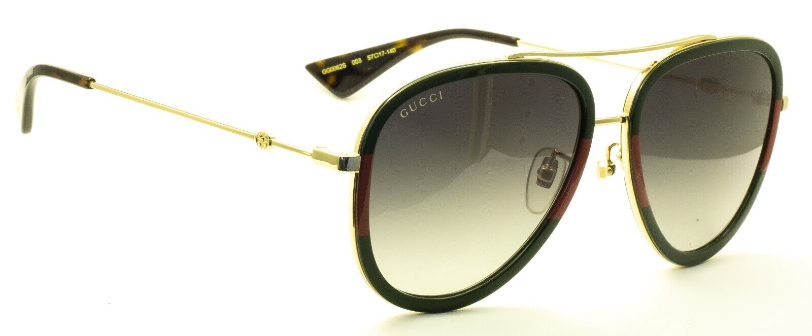 GUCCI GG0062S 003 57mm Sunglasses Designer Shades Eyewear Frames New BNIB -Japan