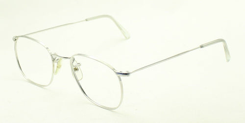 ALGHA (SAVILE ROW) 14KT GF Rhodium Quadra 46x18mm FRAMES RX Optical Glasses New