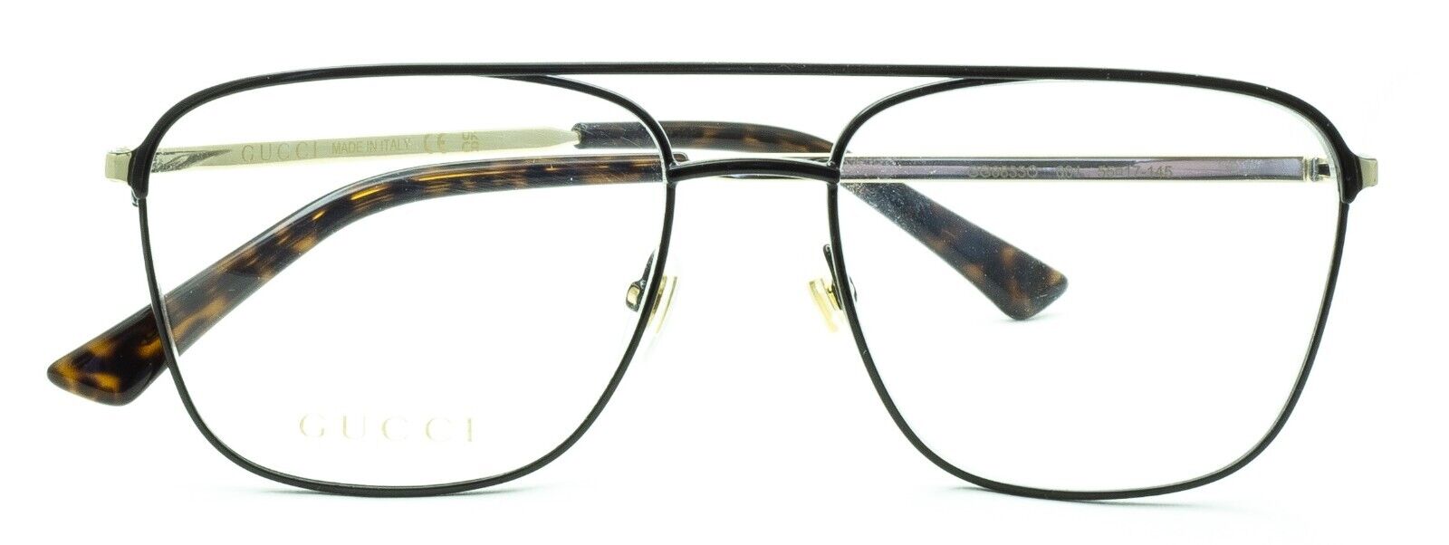 GUCCI GG 0833O 001 55mm Eyewear FRAMES Glasses RX Optical Eyeglasses New - Italy