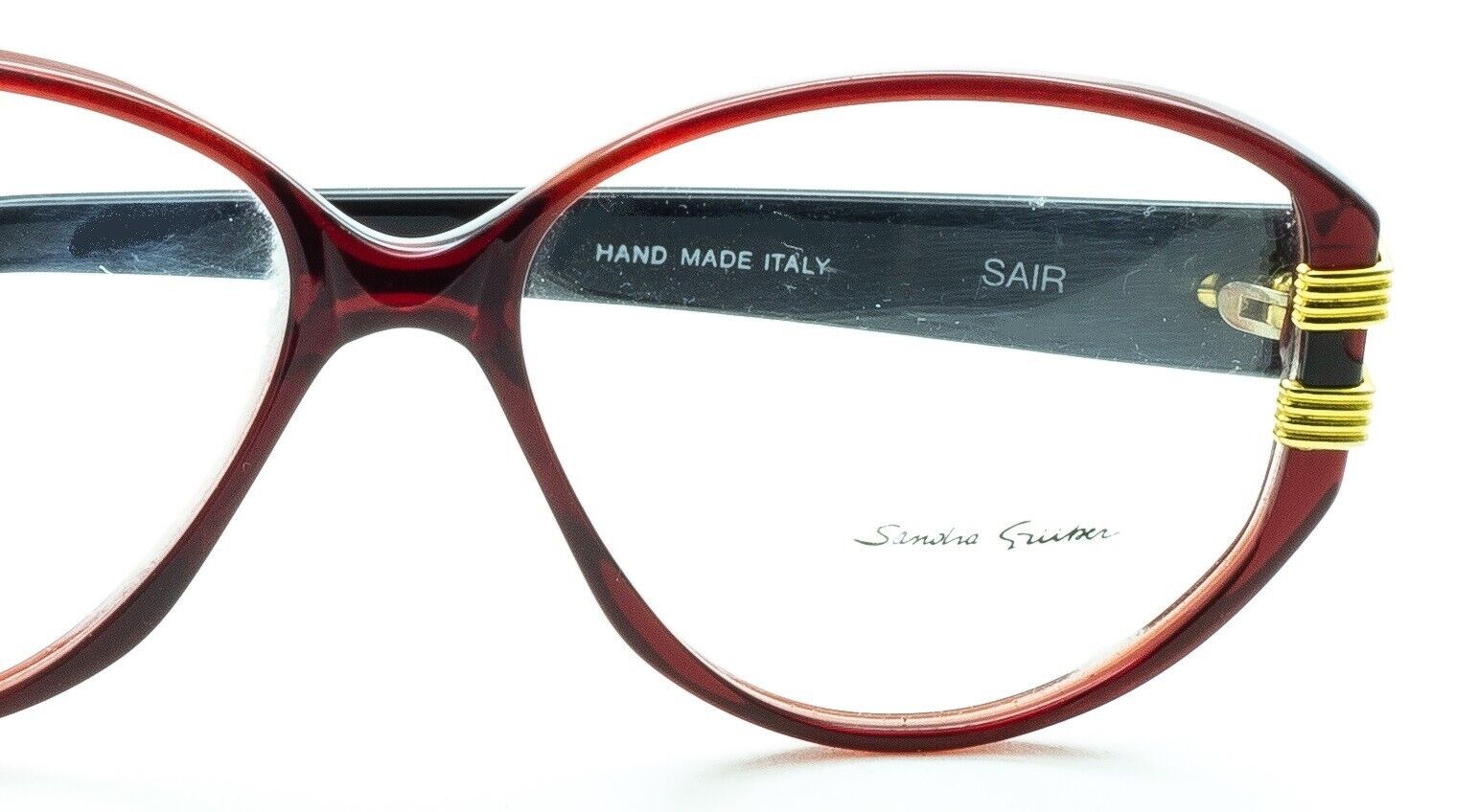 SANDRA GRUBER Sair 306 56mm Vintage Eyewear RX Optical FRAMES Glasses -New Italy